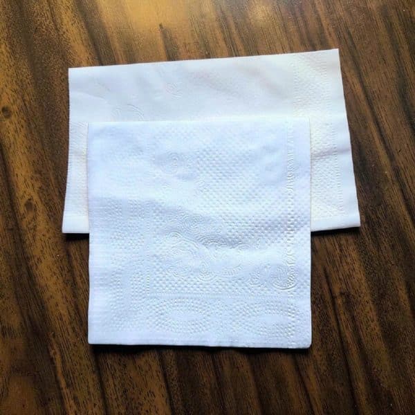 KHĂN GIẤY LAU TAY NAPKIN - KHĂN GIẤY ĂN VUÔNG GẬP 16X16 CM