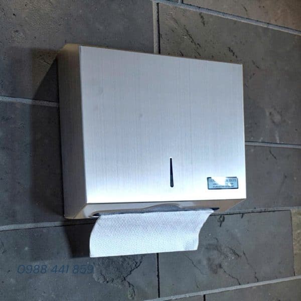 hop dung giay lau tay inox 14