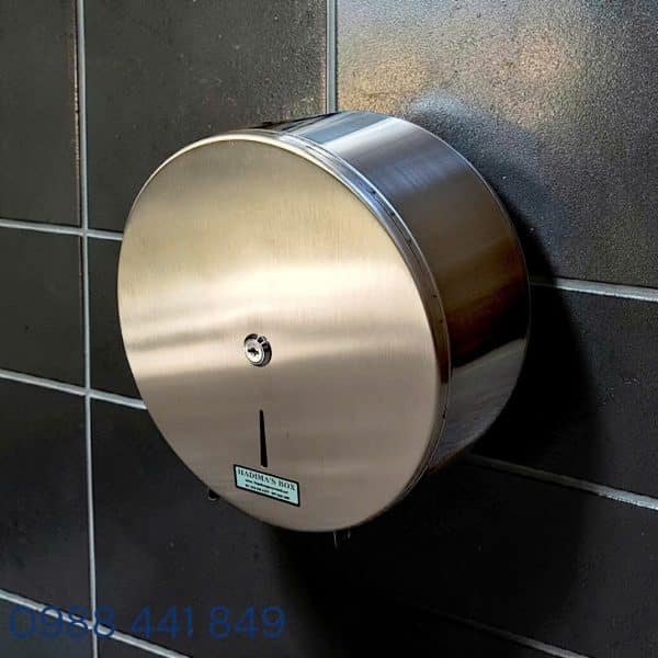 HỘP ĐỰNG GIẤY VỆ SINH CUỘN LỚN INOX 304
