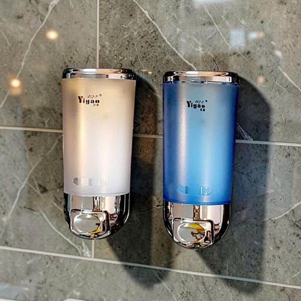 HỘP ĐỰNG NƯỚC RỬA TAY TREO TƯỜNG ĐÔI - HỘP ĐỰNG DẦU GỘI SỮA TẮM ĐÔI RT 220X2