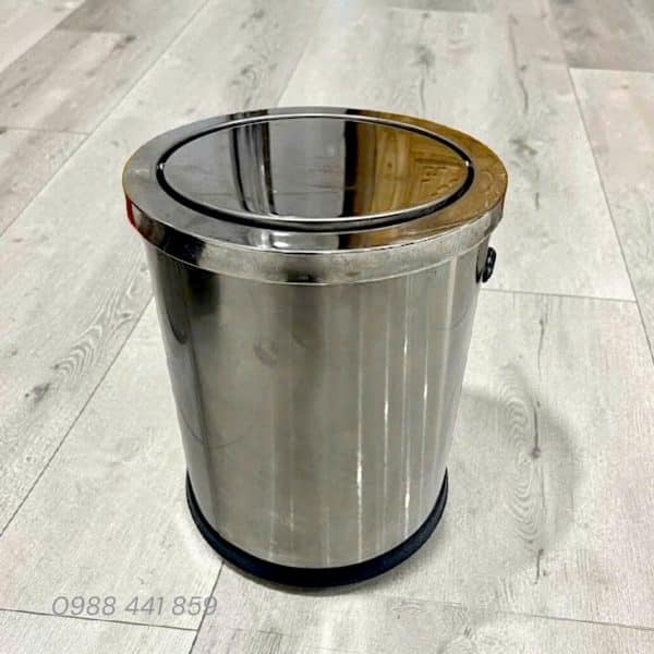 THÙNG RÁC INOX NẮP LẬT - THÙNG RÁC INOX NẮP BẬP BÊNH