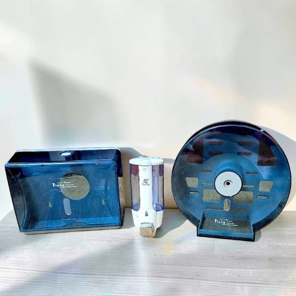COMBO BỘ HỘP ĐỰNG GIẤY LAU TAY TREO TƯỜNG - HỘP ĐỰNG NƯỚC RỬA TAY - HỘP ĐỰNG GIẤY LAU TAY CB3A3